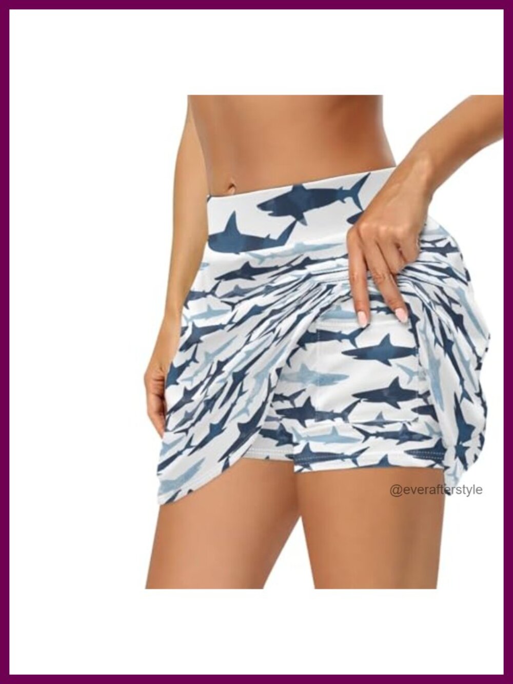 Women's High Waisted Tennis Skort with Pockets Tummy Control Athletic Golf Skirt